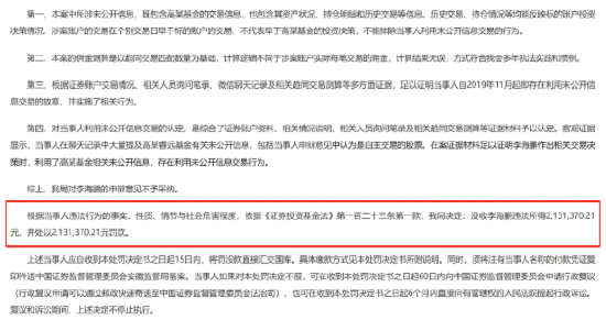 中信证券前员工偷看高毅邓晓峰持仓，用老婆和小(🚯)姨子账户买股票被查